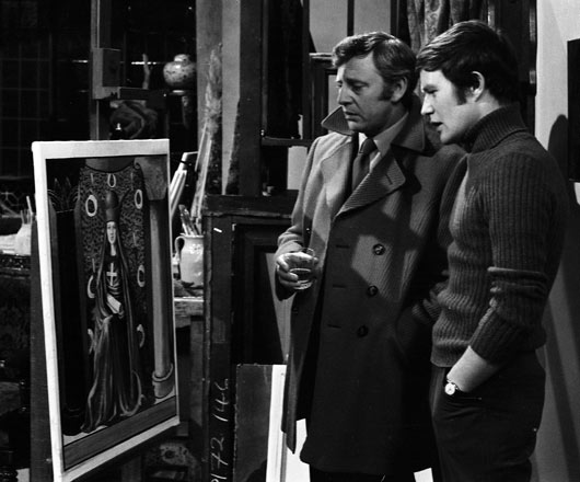 Shawlor Gascoyne (William Lucas) and Hamilton White (David Griffin), in the missing fourth season episode 'The Sons and Daughters of Tomorrow'