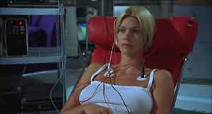 Eve (Natasha Henstridge) in the research laboratory.
