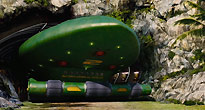 Thunderbird 2 trundles out