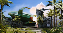 Thunderbird 2 - Lift off!